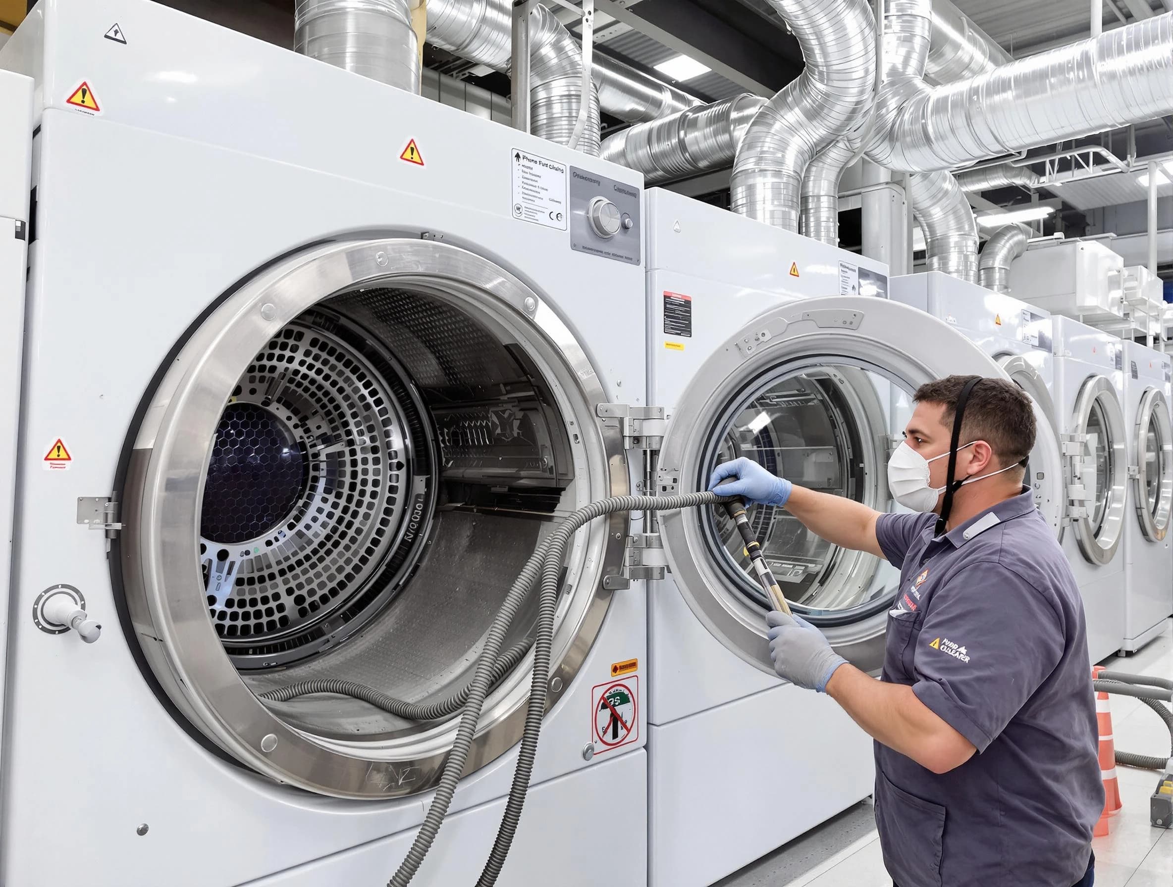 Industrial-grade dryer vent cleaning by Wellesley Dryer Vent Cleaning in Wellesley