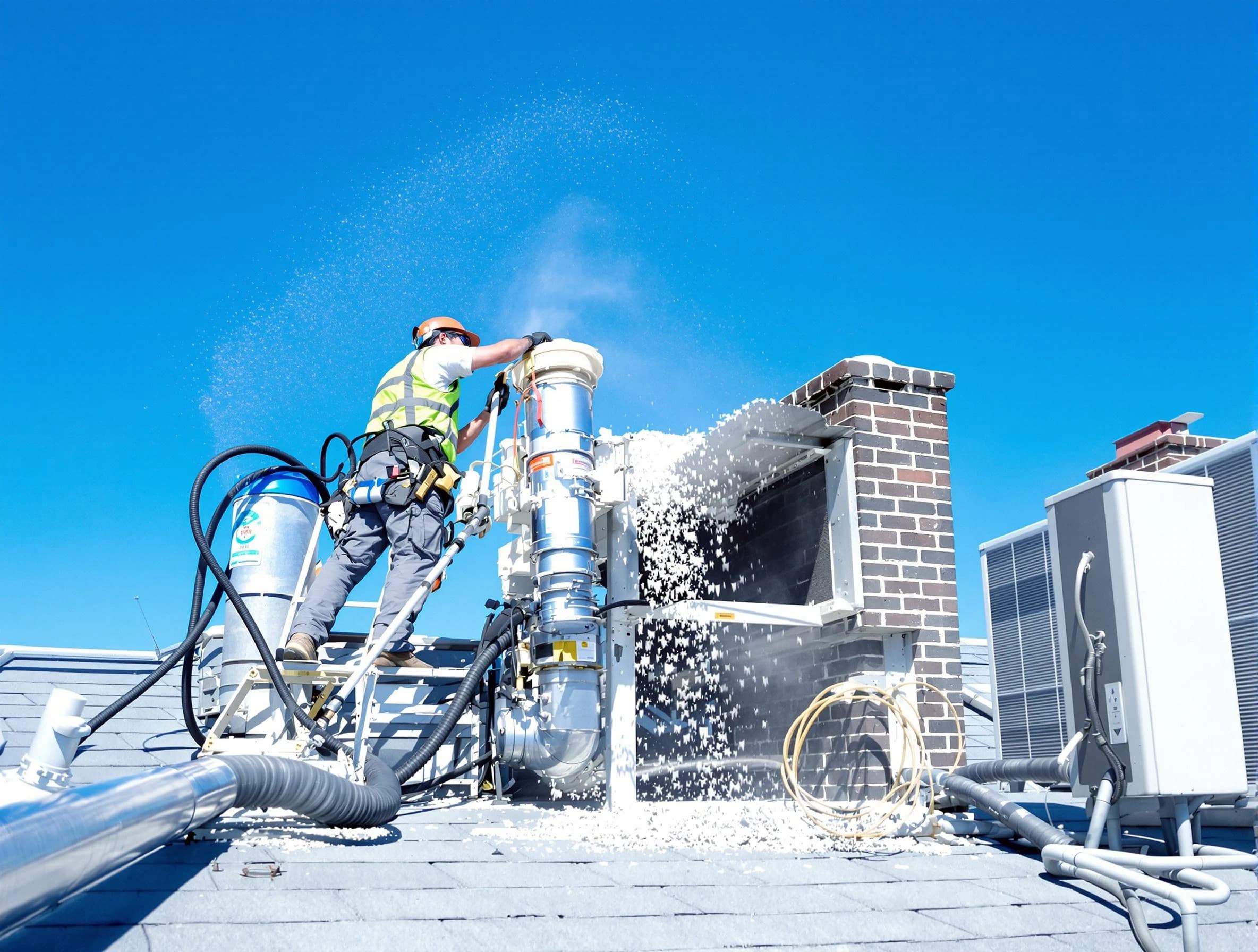 Expert roof dryer vent cleaning by Wellesley Dryer Vent Cleaning in Wellesley