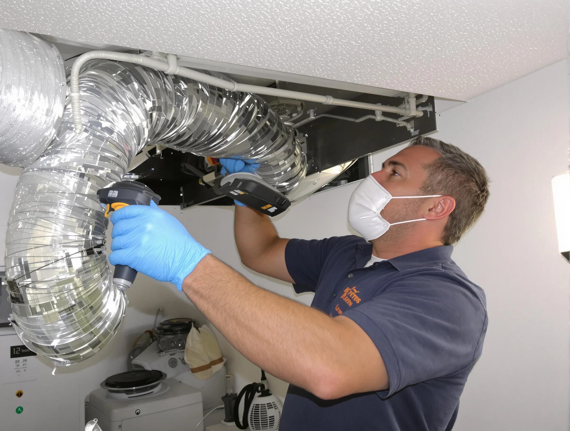 Wellesley Dryer Vent Cleaning professional performing thorough residential dryer vent cleaning in Wellesley