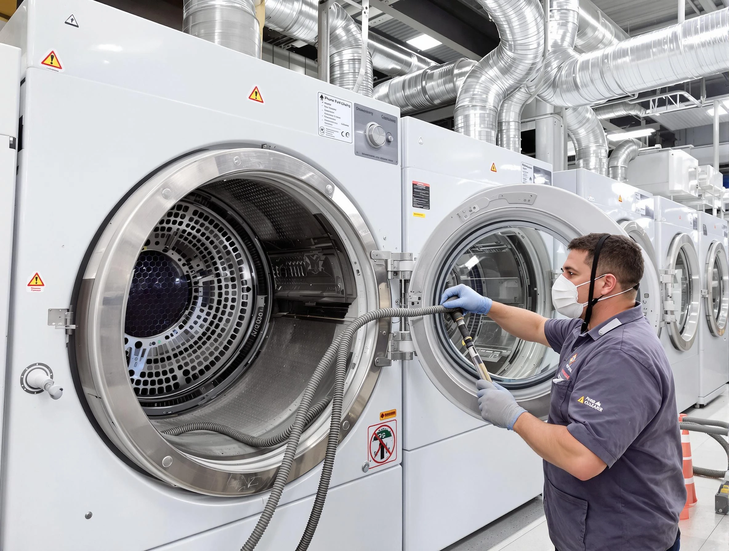 Industrial-grade dryer vent cleaning by Wellesley Dryer Vent Cleaning in Wellesley